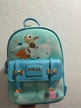 Pixar Wondapop  Kids' Nemo Sea Friends Mini Backpack - Aqua Blue